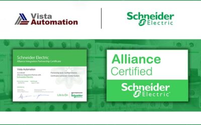 Vista Automation is now a Certified Alliance Partner for Schneider Electric