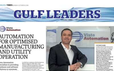 Vista Automation Director Speaks with Khaleej Times about the Company Achievements and Future Plans